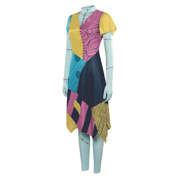 L'Étrange Noël de Monsieur Jack Sally Femme Cosplay Costume