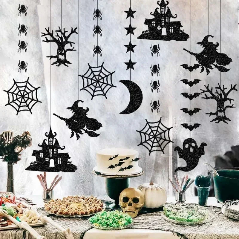 Décorations Suspensions Halloween – Ambiance Effrayante Assurée ! 🎃